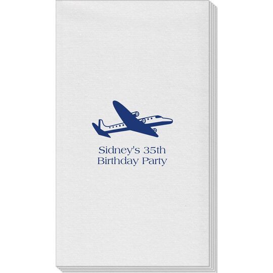 Narrow Airliner Linen Like Guest Towels